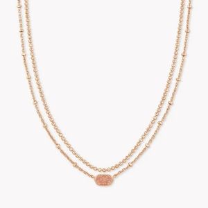 Kendra Scott Rose Gold Necklace